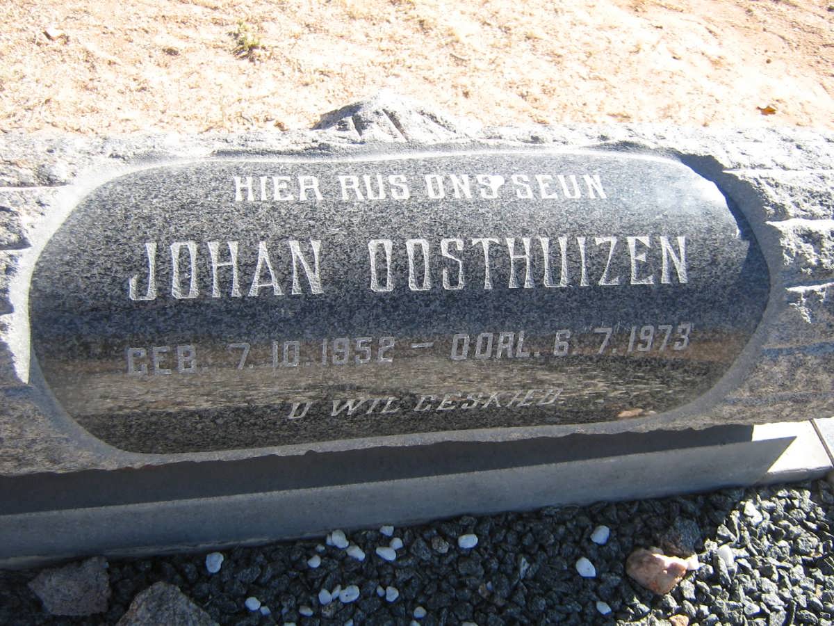 OOSTHUIZEN Johan 1952-1979