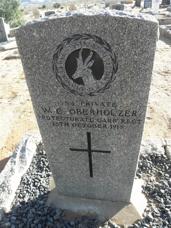 OBERHOLZER W.C. -1918