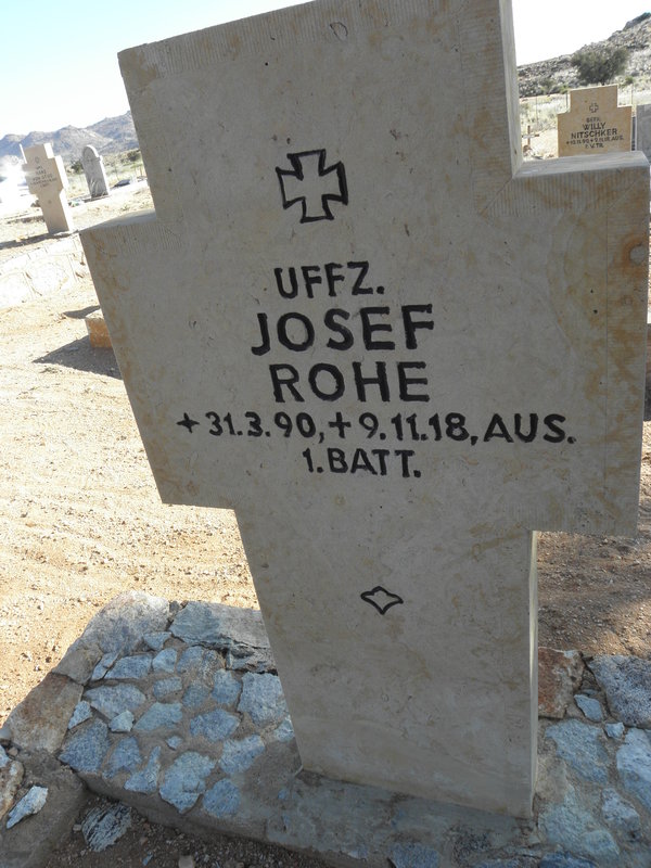 ROHE Josef 1890-1918