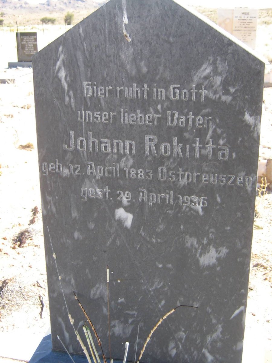 ROKITTA Johann 1883-1936