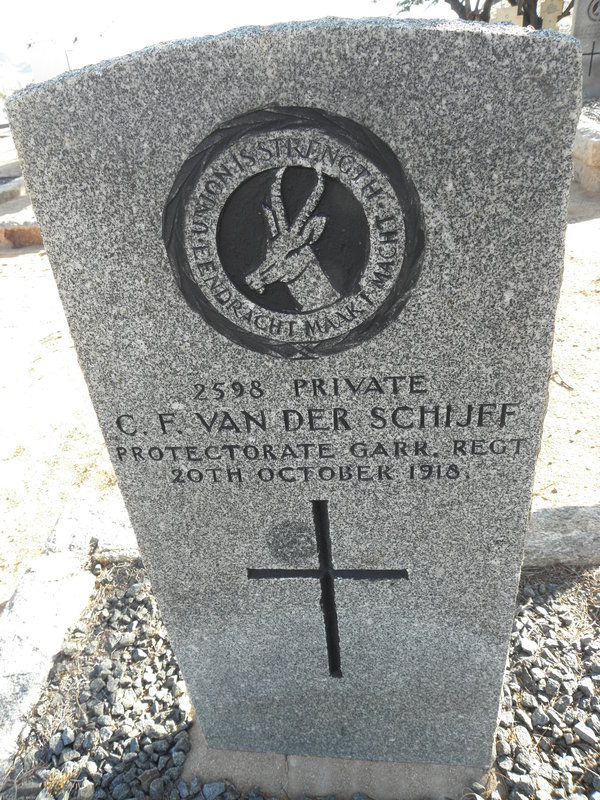 SCHIJFF C.F., van der -1918