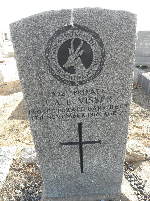 VISSER J.A.L. -1918