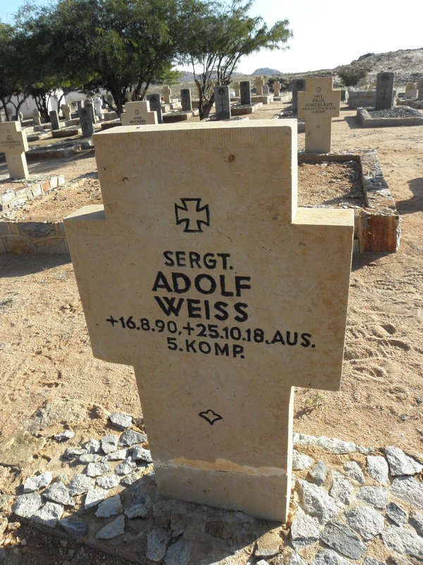 WEISS Adolf 1890-1918