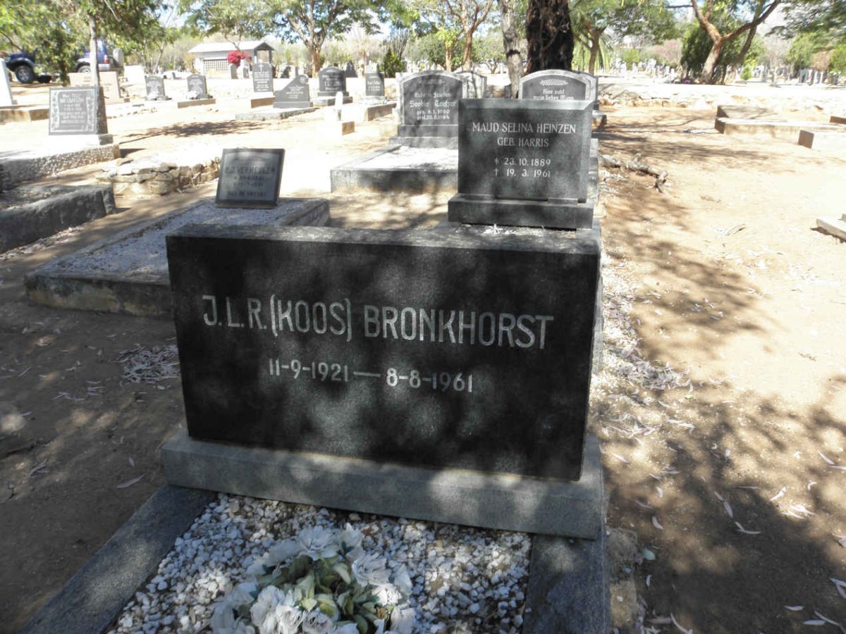 BRONKHORST J.L.R. 1921-1961