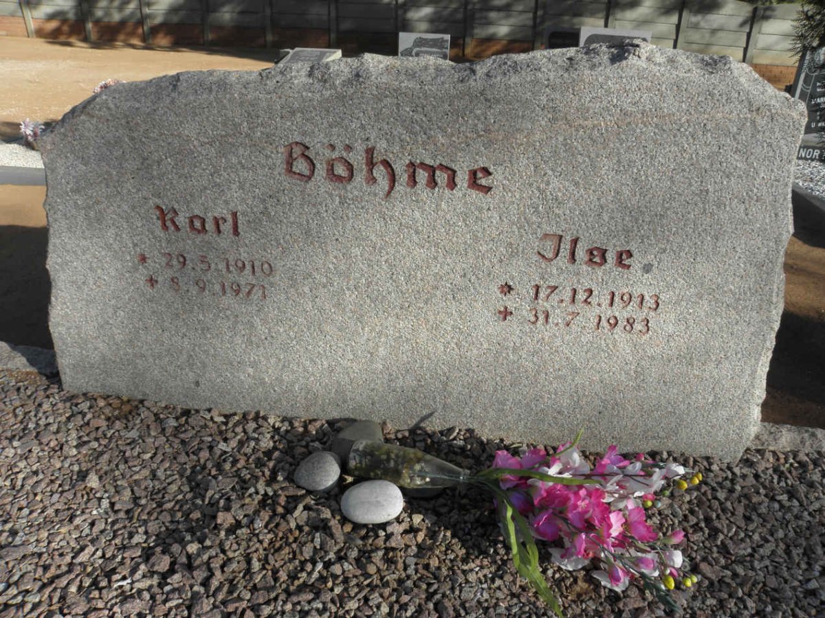 BÖHME Karl 1910-1971 &amp; Ilse 1913-1983