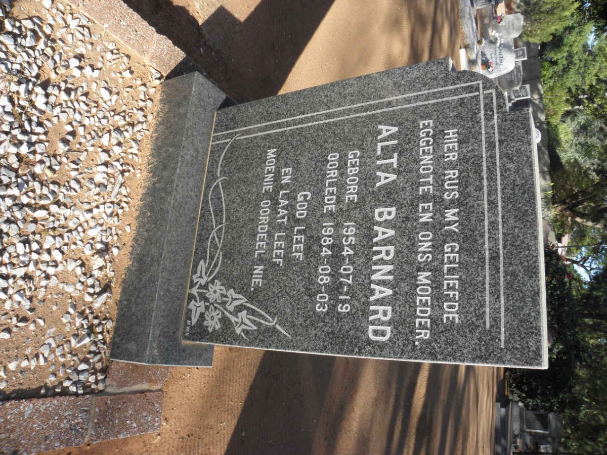 BARNARD Alta 1954-1984