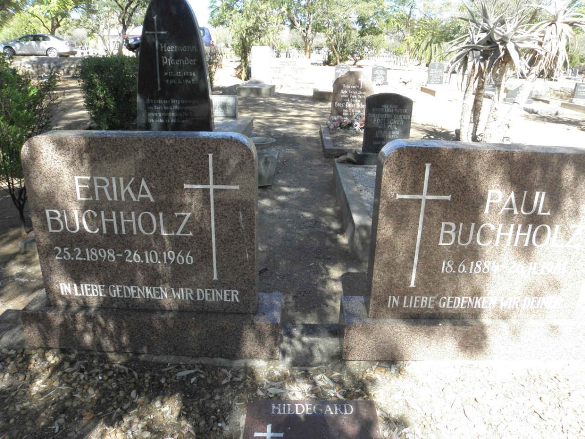 BUCHOLZ Paul 1884-1961 &amp; Erika 1898-1966
