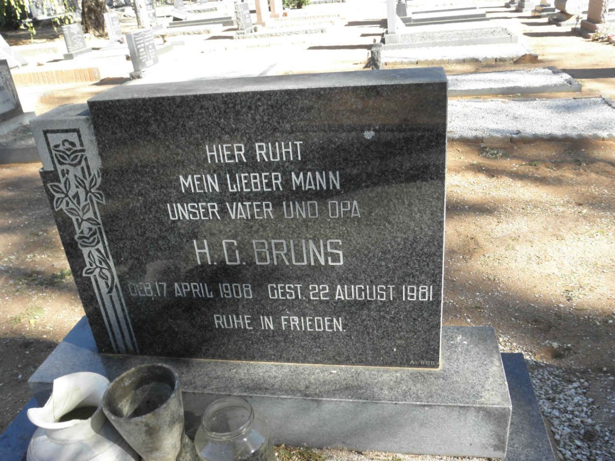 BRUNS H.G. 1908-1981