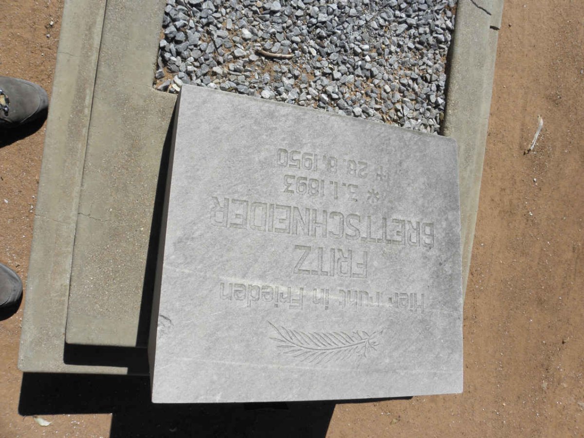 BRETTSCHNEIDER Fritz 1893-1950
