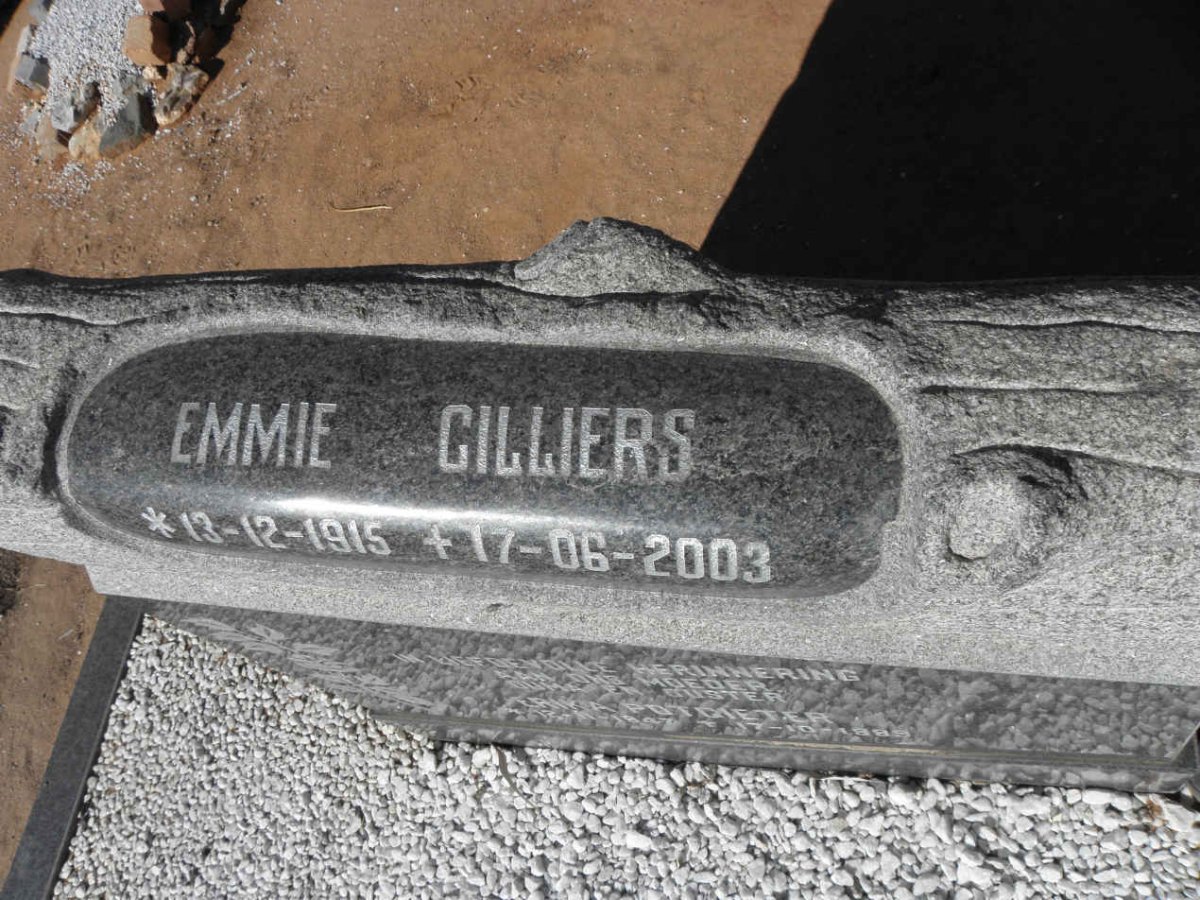 CILLIERS Chris 1911-1977 &amp; Emmie 1915-2003 :: POTGIETER Erika 1847-1898