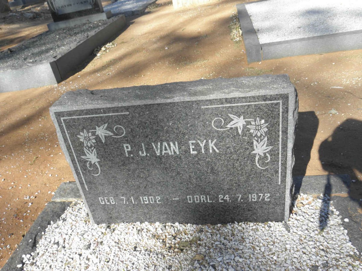 EYK P.J., van 1902-1972