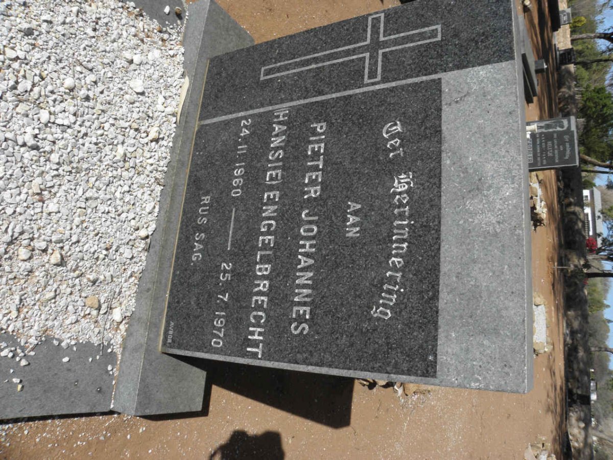 ENGELBRECHT Pieter Johannes 1960-1970