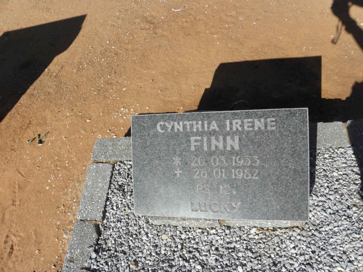 FINN Cynthia Irene 1953-1982