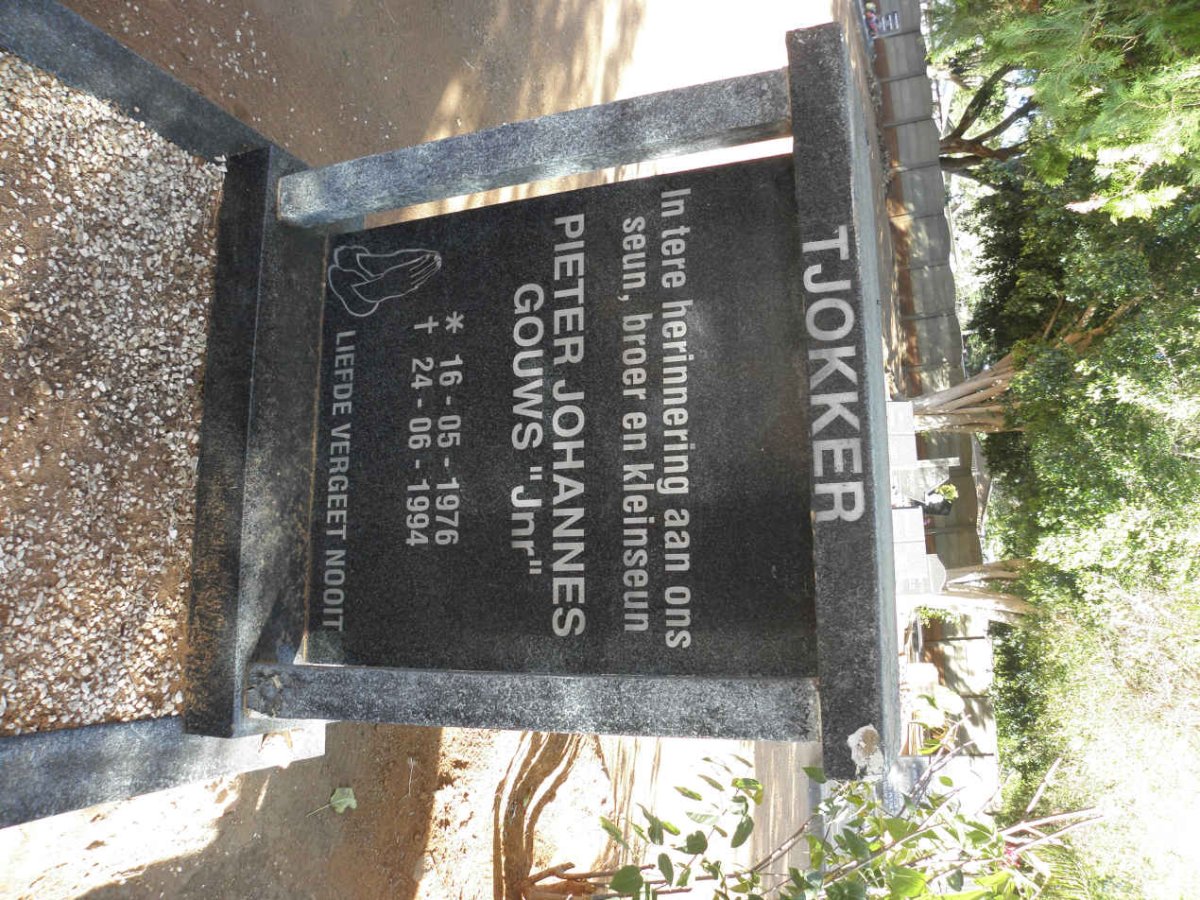 GOUWS Pieter Johannes 1976-1994