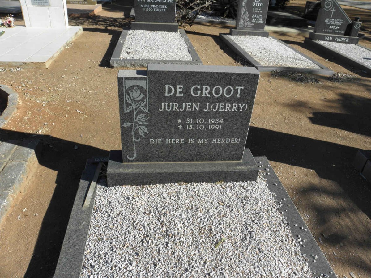 GROOT Jurjen J., de 1934-1991