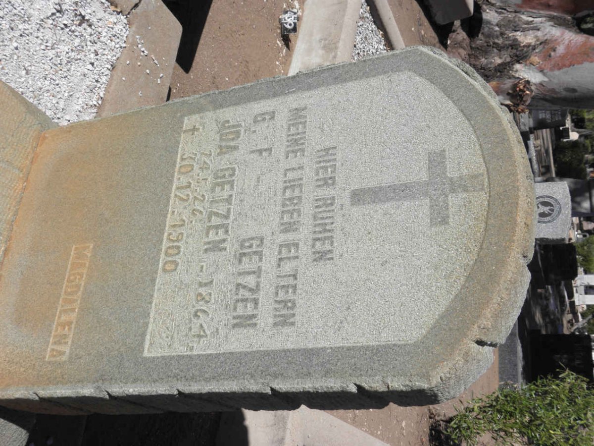 GETZEN G.F. -1900 &amp; J.D.A. 1864-1926