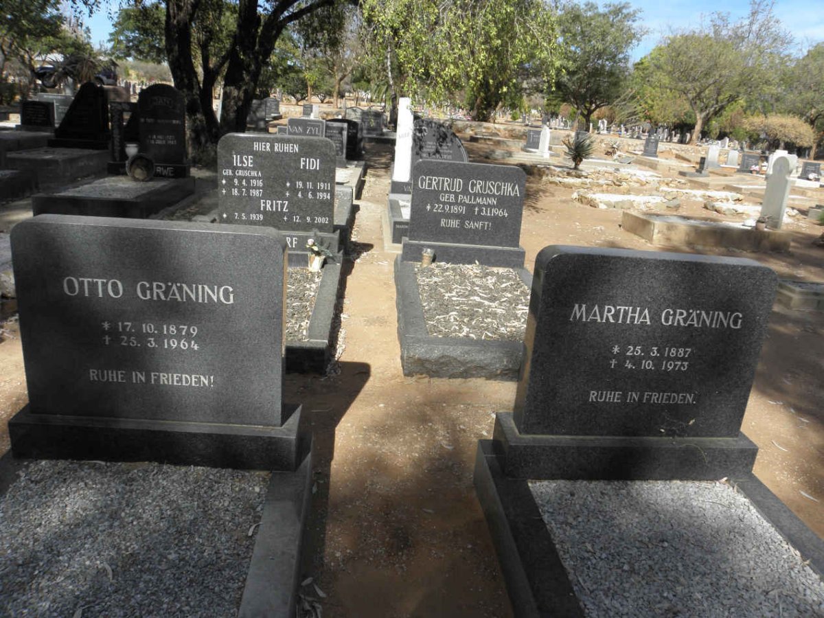 GRANING Otto 1879-1964 :: GRANING Martha 1887-1973