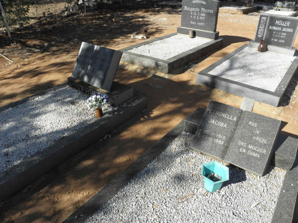 GERBER Joppie Barry Munich Hertzog 1915-1977 &amp; Petronella Jacoba 1919-1989