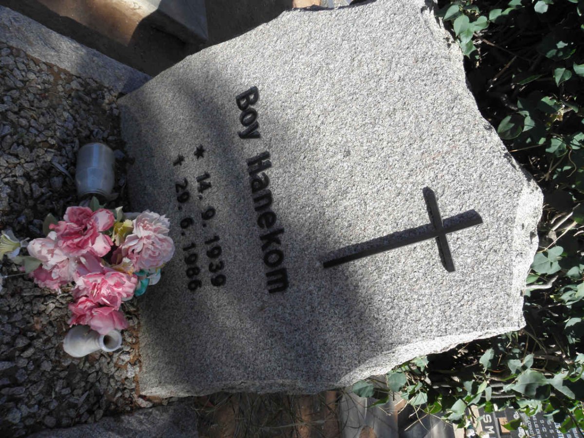 HANEKOM Boy 1939-1986