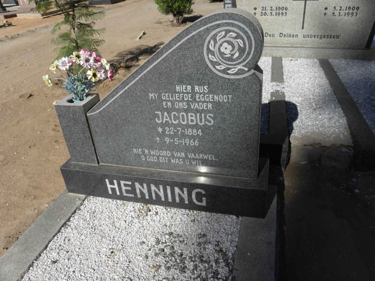 HENNING Jacobus 1884-1966