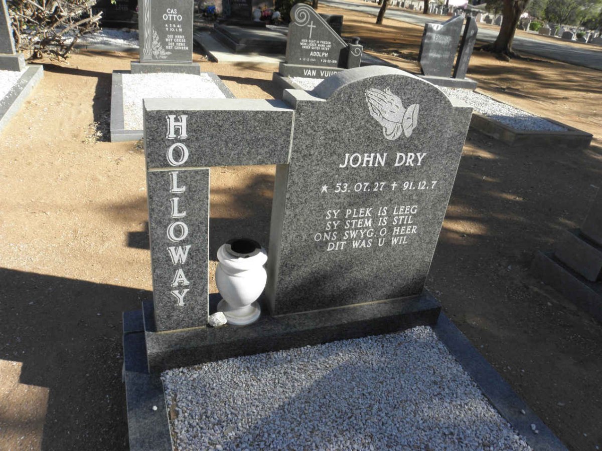 HOLLOWAY John Dry 1953-1991