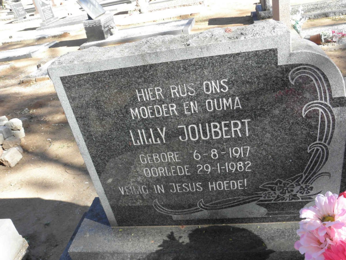 JOUBERT Lilly 1917-1982
