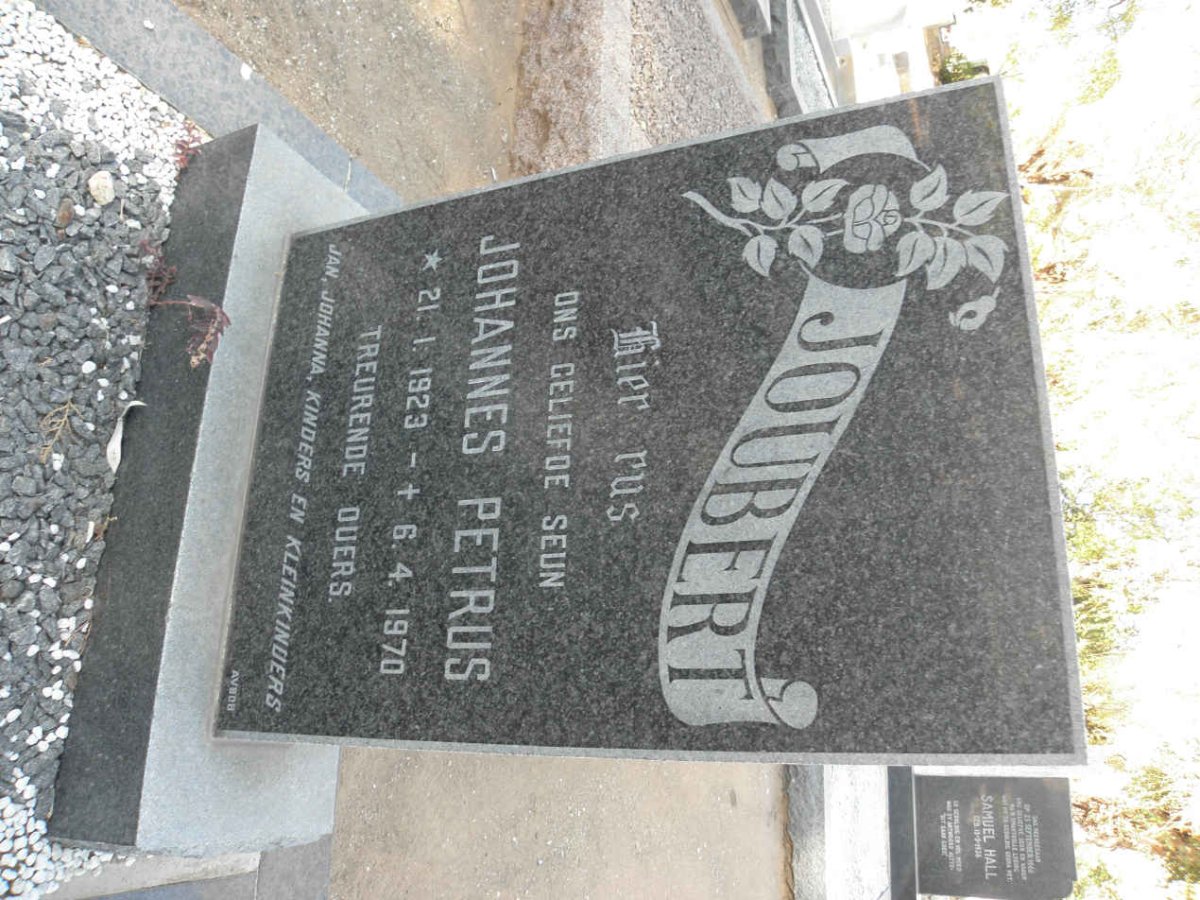 JOUBERT Johannes Petrus 1923-1970