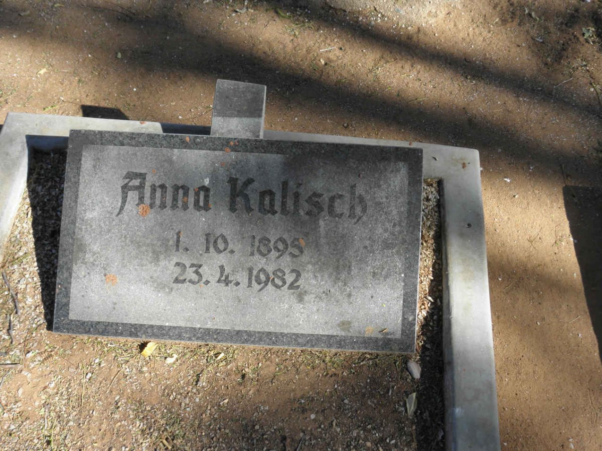 KALISCH Anna 1895-1982