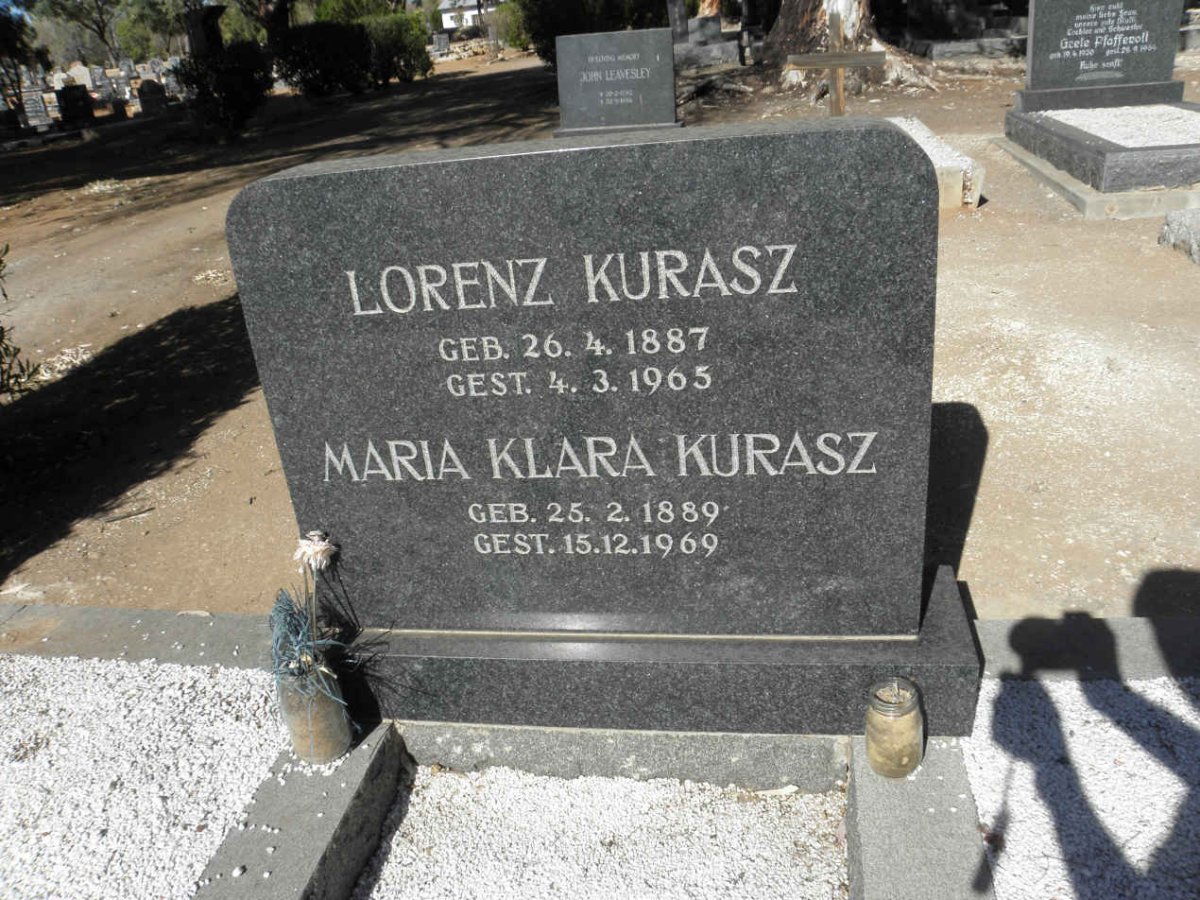 KURASZ Lorenz 1887-1965 &amp; Maria Klara 1889-1969