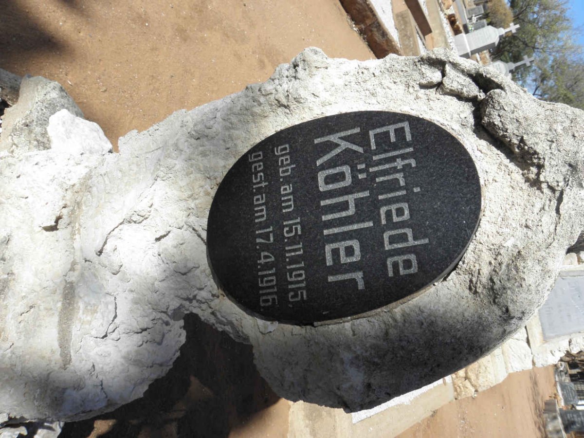 KÖHLER Elfriede 1915-1916