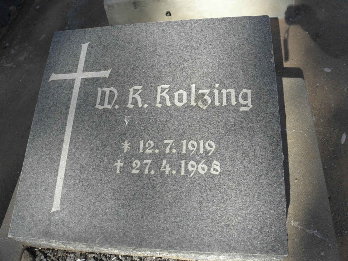 KOLZING W.K. 1919-1968