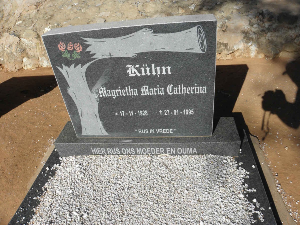 KUHN Magrietha Maria Catharina 1928-1995