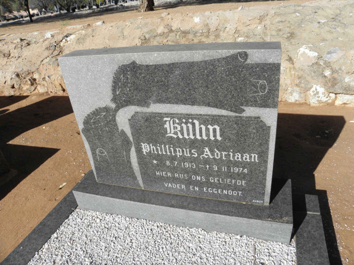 KUHN Phillipus Adriaan 1913-1974