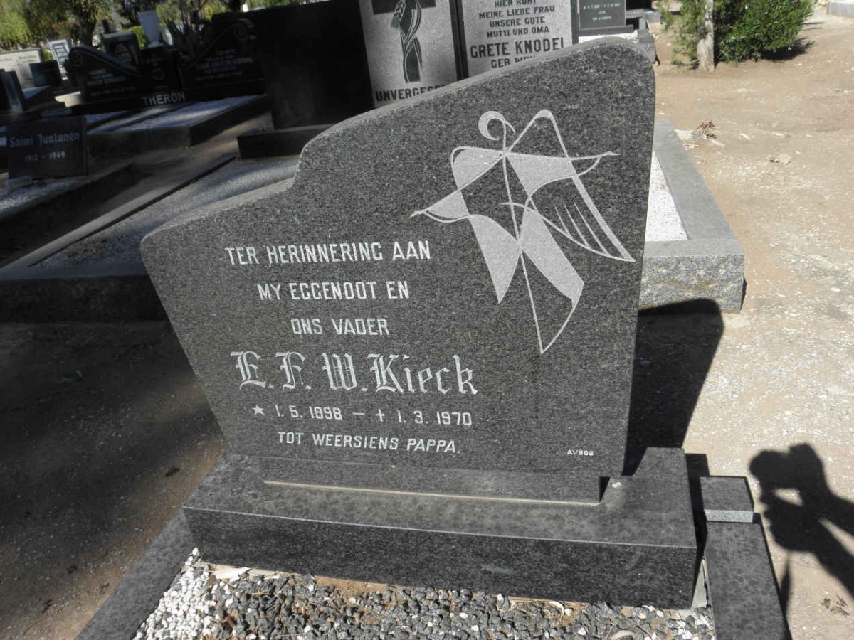 KIECK E.F.W. 1898-1970