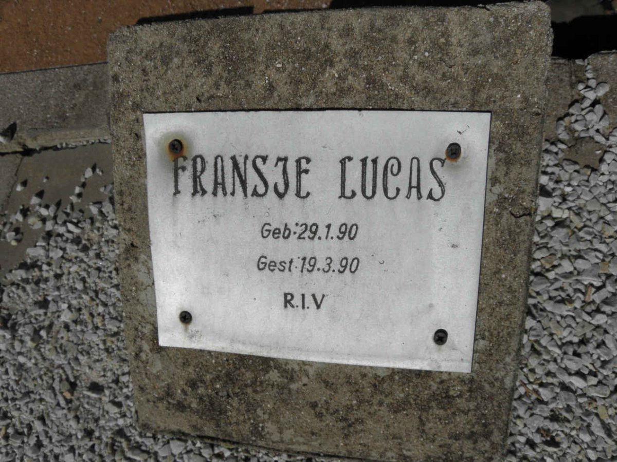 LUCAS Fransje 1990-1990