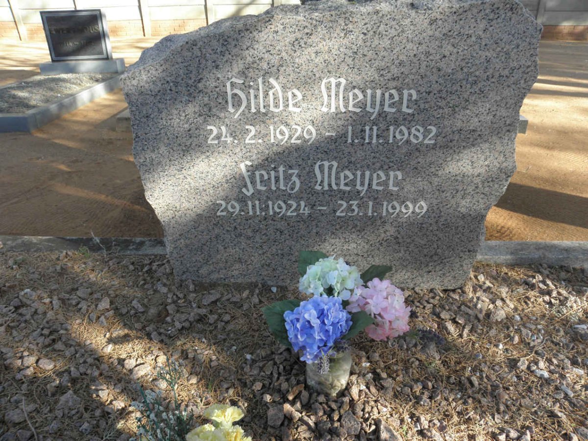 MEYER Fritz 1924-1999 &amp; Hilde 1929-1982