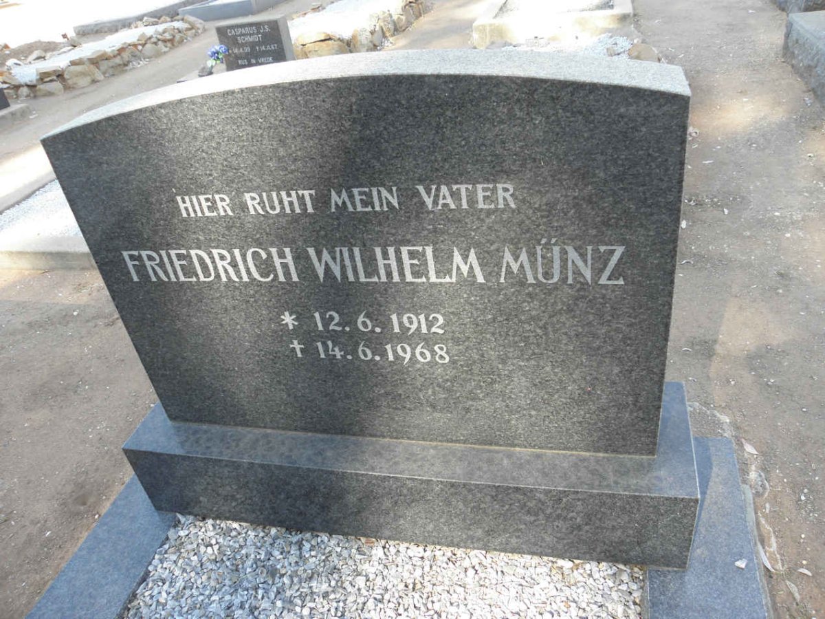 MUNZ Friedrich Wilhelm 1912-1968