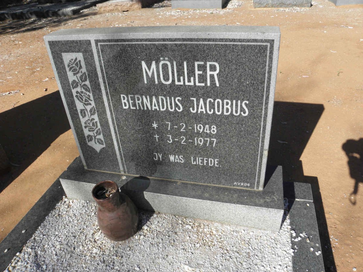 MOLLER Bernadus Jacobus 1948-1977