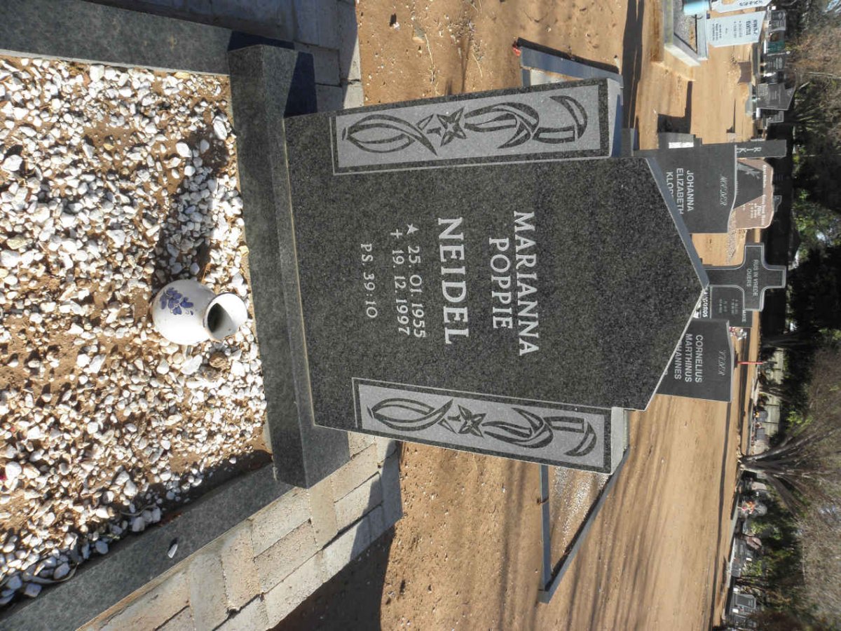 NEIDEL Marianna Poppie 1955-1997