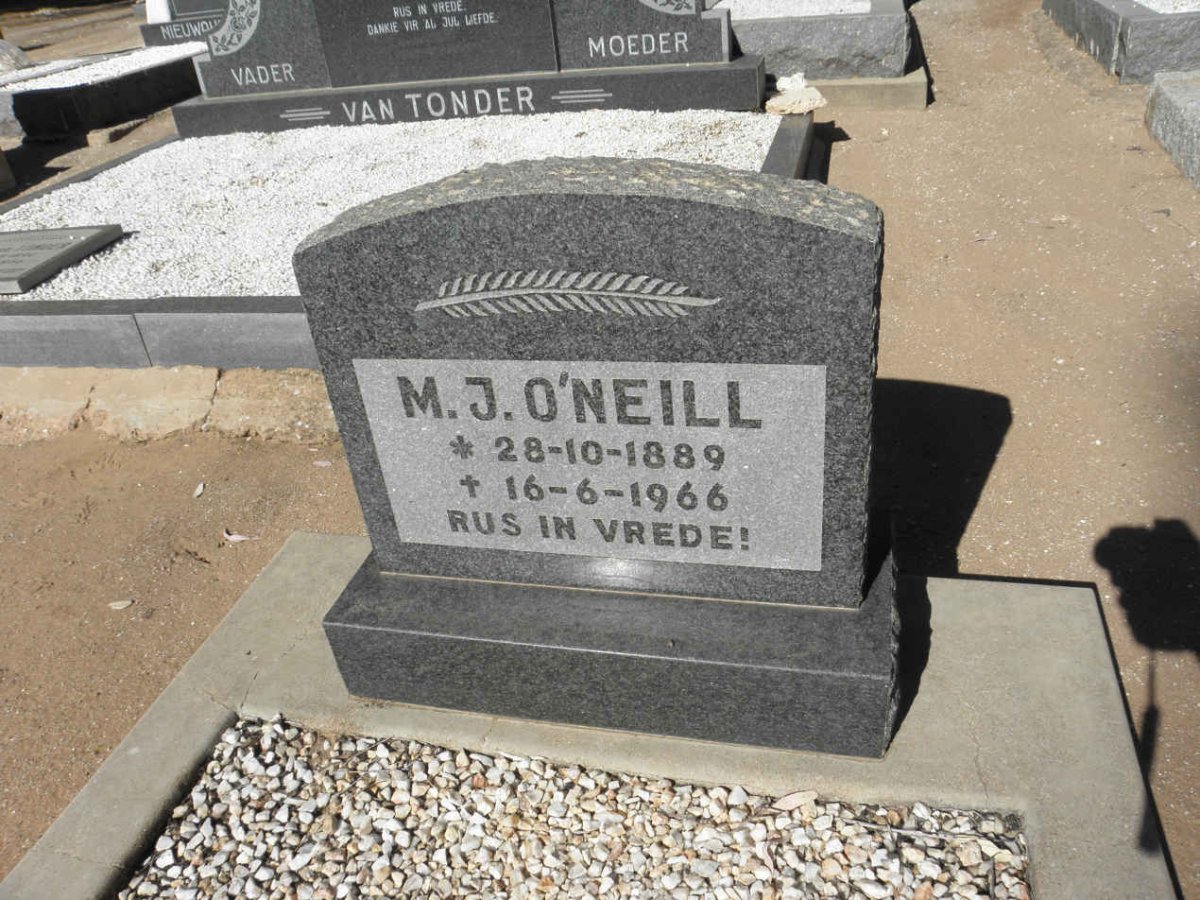 O'NEILL M.J. 1889-1966