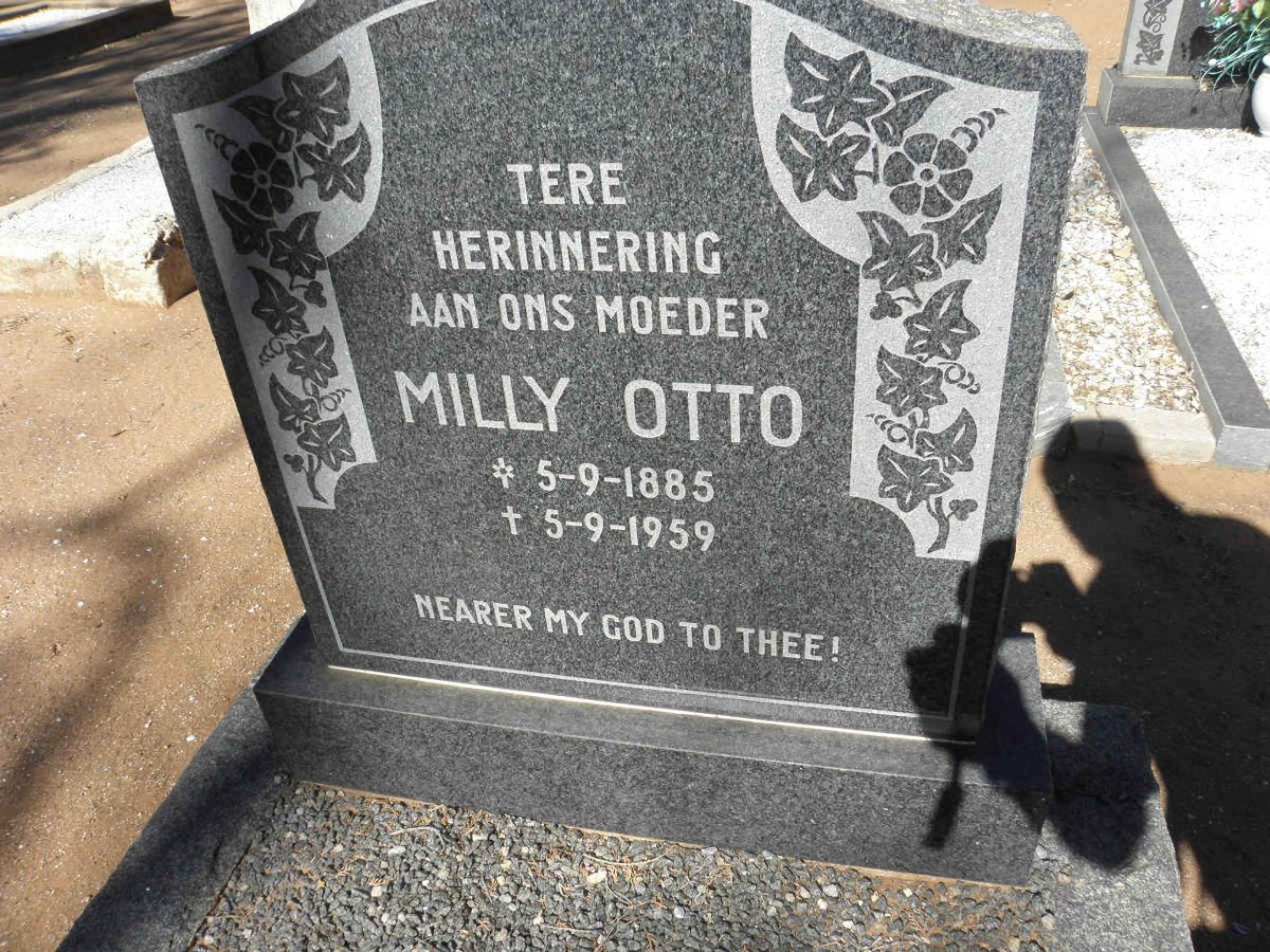 OTTO Milly 1885-1959