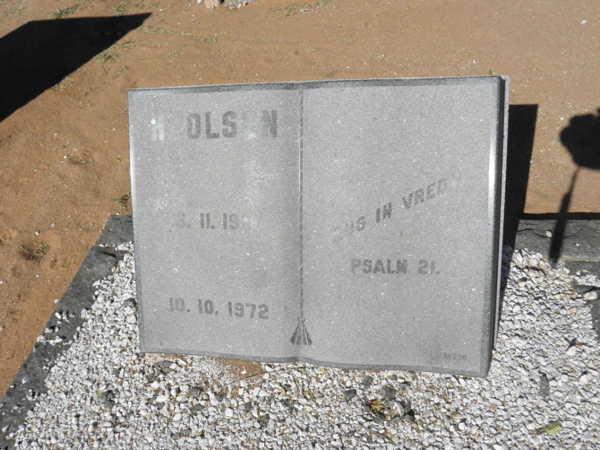 OLSEN H. 19??-1972