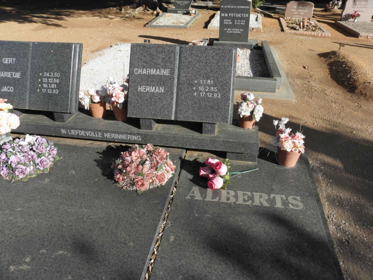 ALBERTS Herman 1981-1993 :: ALBERTS Charmaine 1985-1993