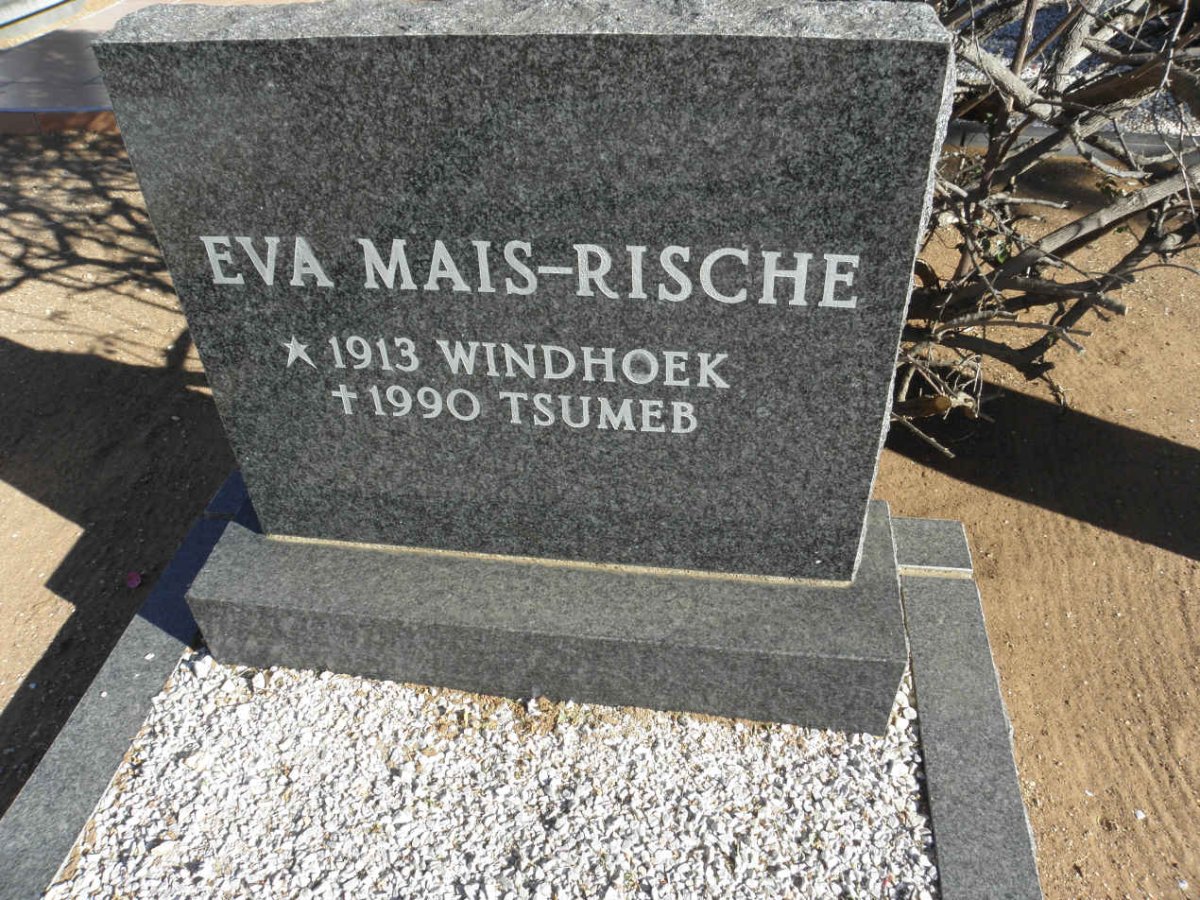 RISCHE Eva, MAIS 1913-1990