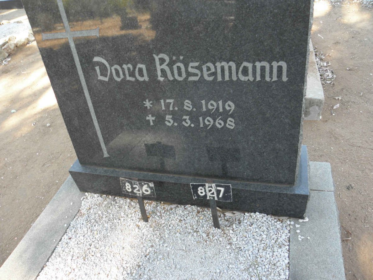 ROSEMANN Dora 1919-1968