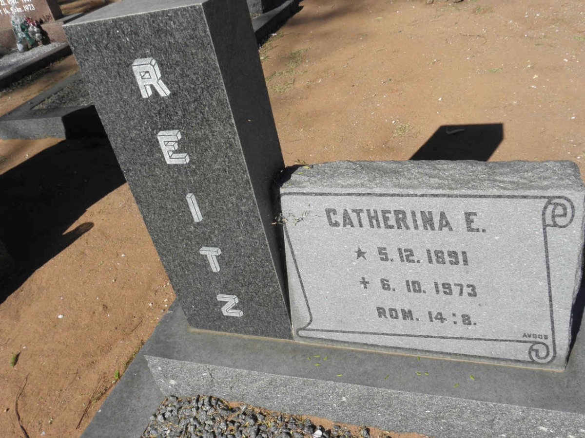 REITZ Catherina E. 1891-1973