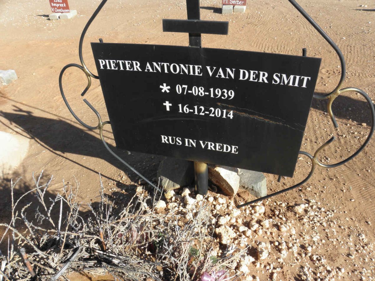 SMIT Pieter Antonie, van der 1939-2014