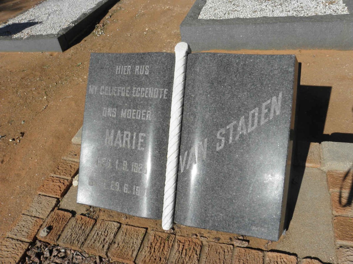 STADEN Marie, van 192?-19??