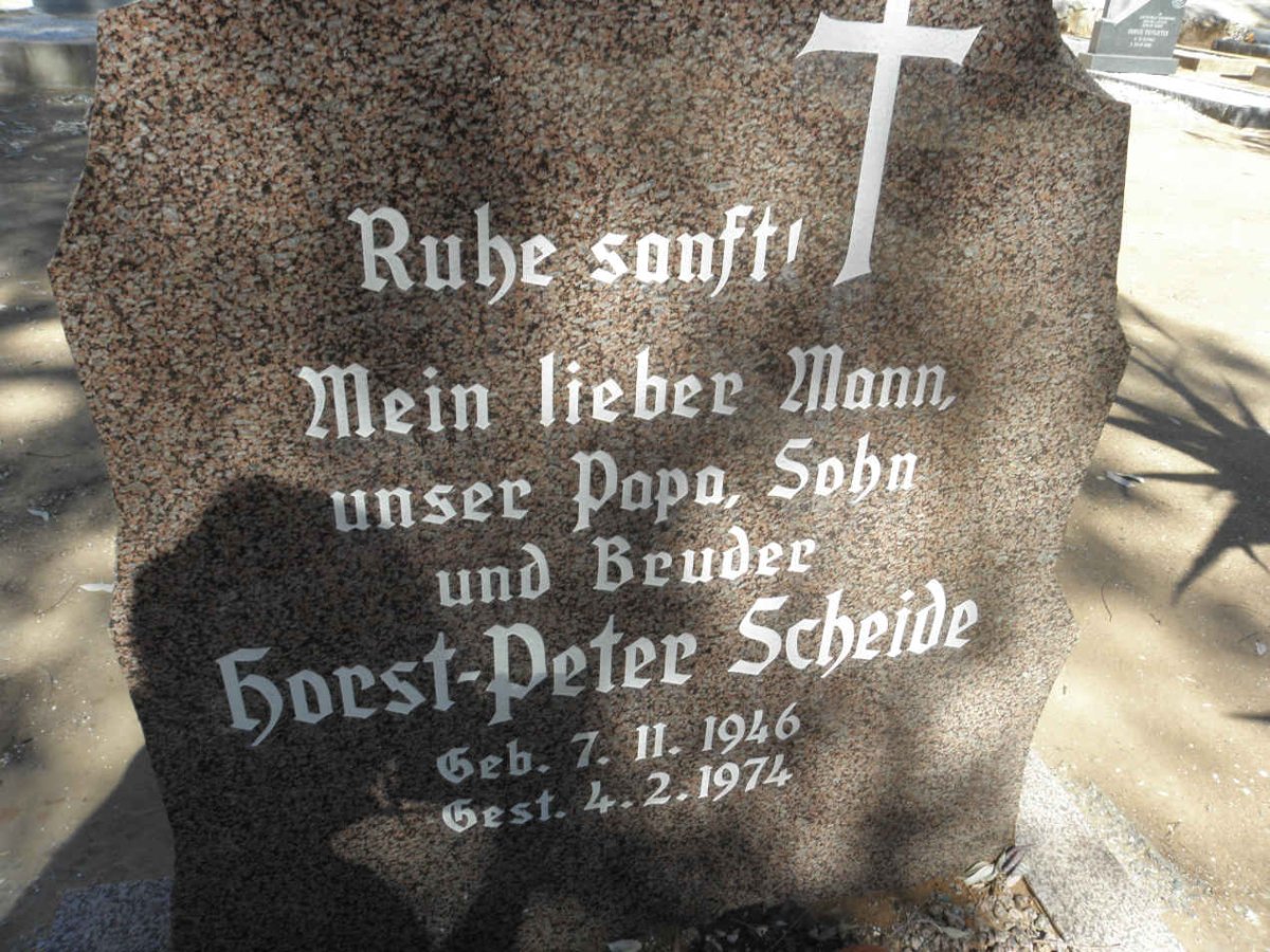 SCHEIDE Horst-Peter 1946-1974