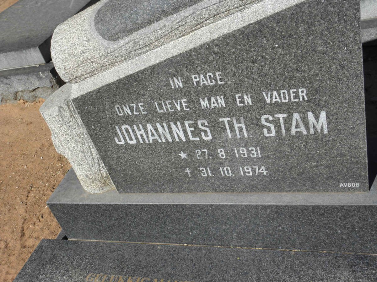 STAM Johannes Th. 1931-1974